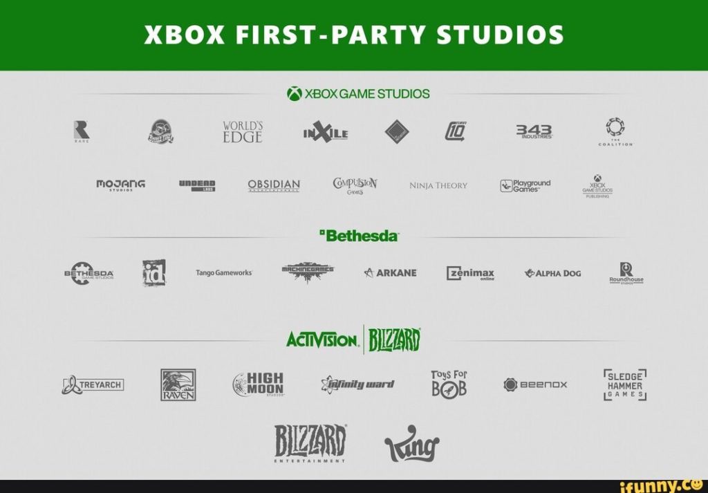 xbox first party studios