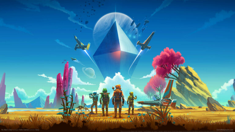 No Man’s Sky, a Game that Uses Procedural Content Generation (Courtesy Hello Games)