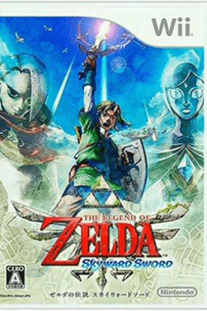 Japanese Box art for Legend of Zelda: Skyward Sword.
